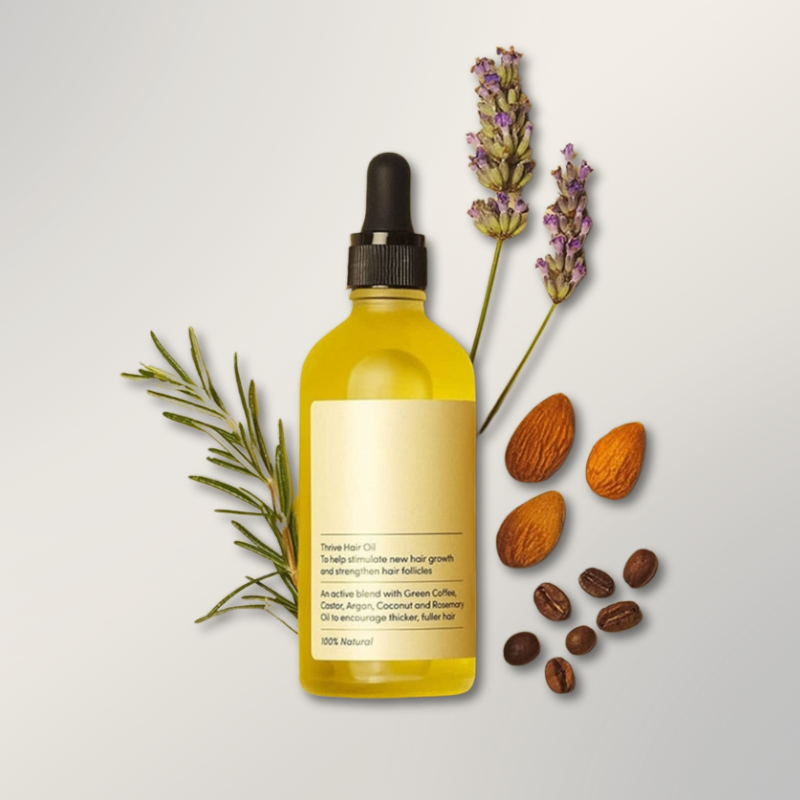 Aceite natural para el crecimiento del cabello